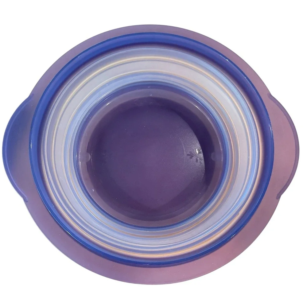 Tupperware Purple Round Food Storage Container 950ml 4c 5453A-5 Made in USA